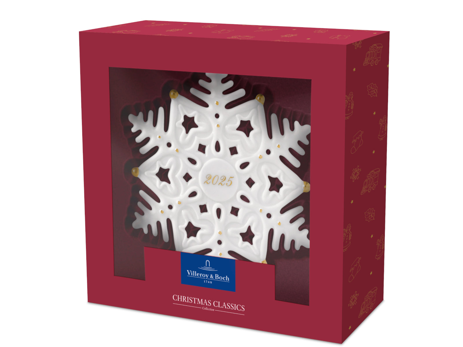 Villeroy & Boch Christmas Classics Ornament Schneeflocke 2025 Freisteller 2