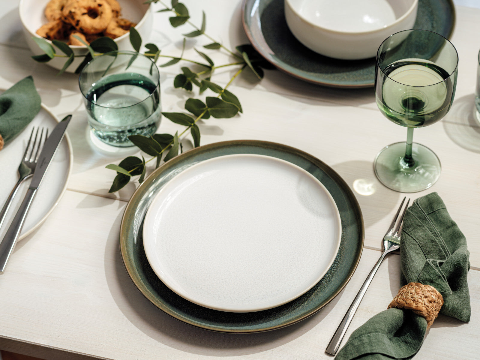 like Villeroy & Boch Crafted Cotton Frühstücksteller 21cm Set6 Lifestyle1