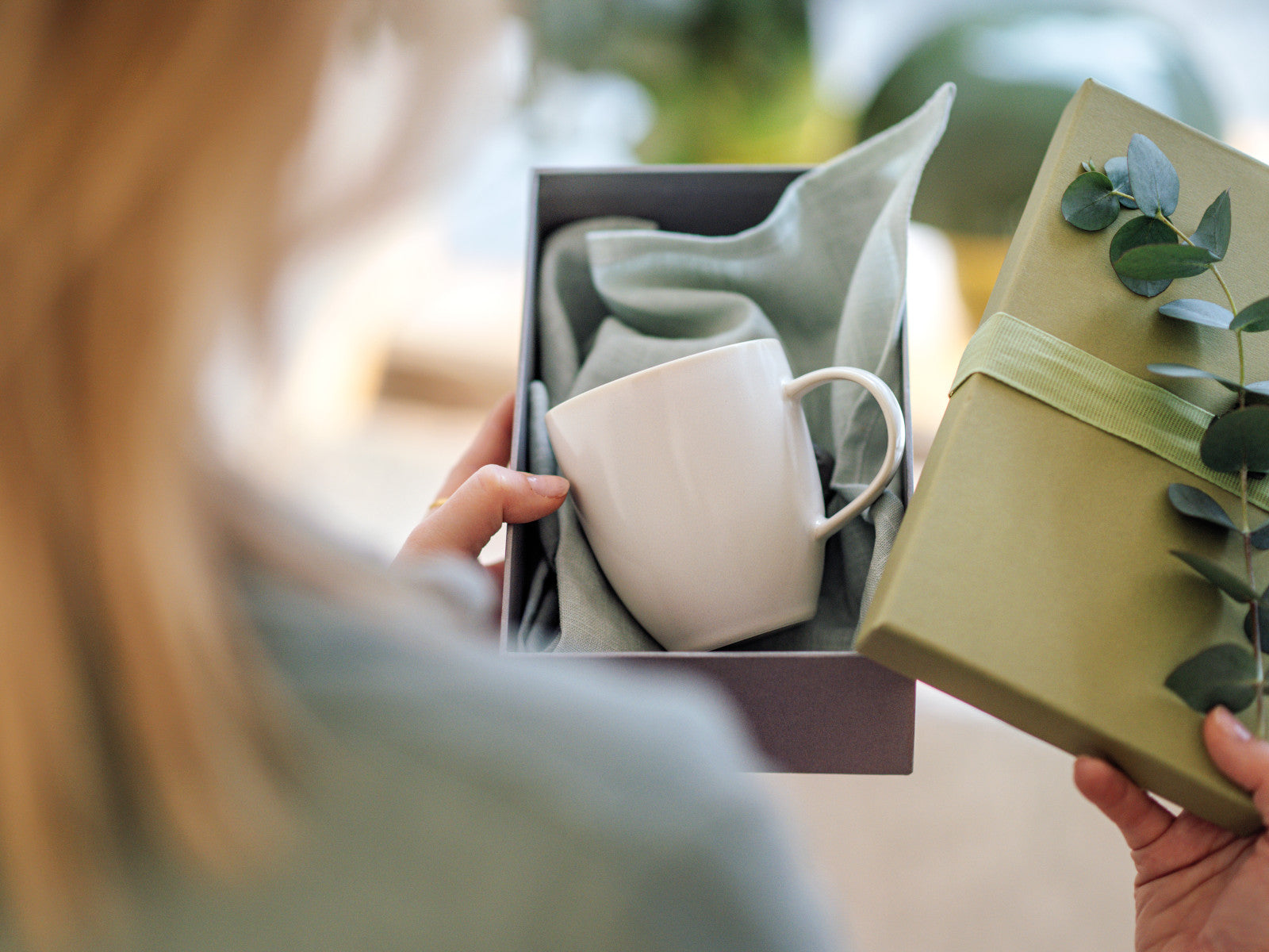 like Villeroy & Boch Crafted Cotton Becher mit Henkel 0,35l Set6 Lifestyle