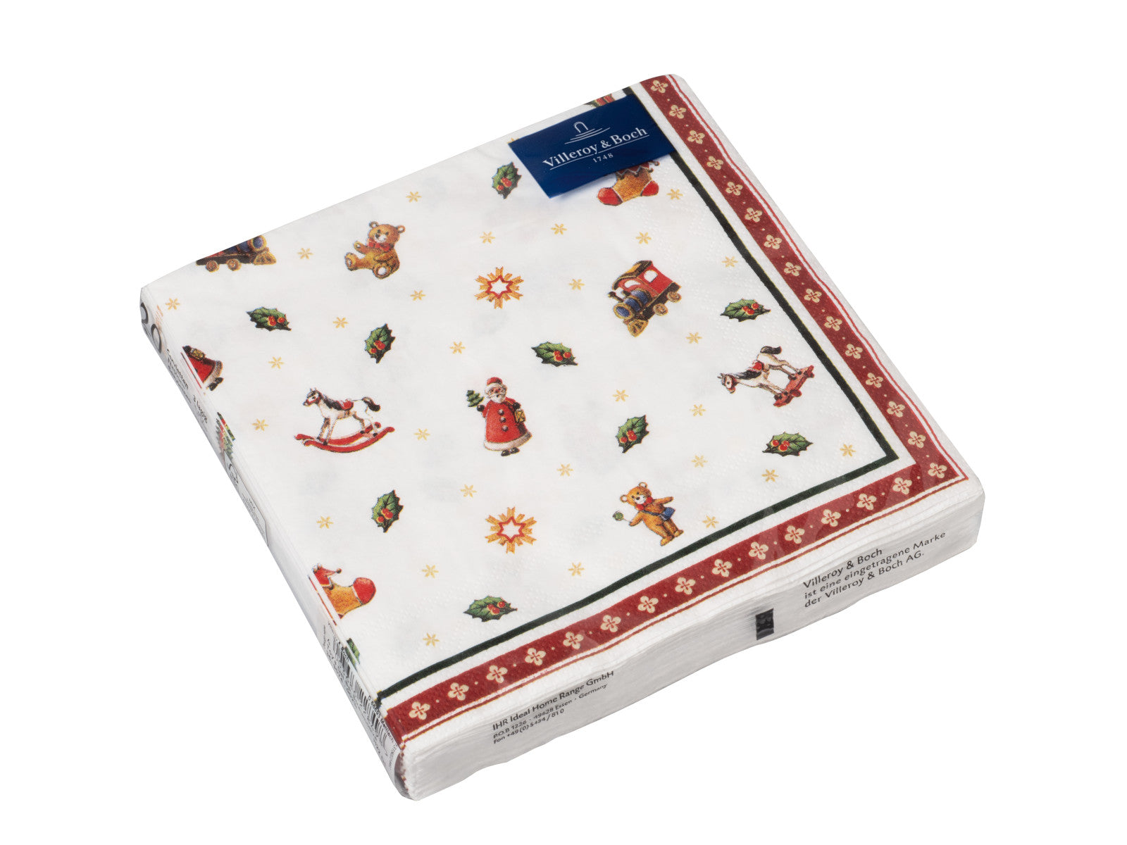 Villeroy & Boch Winter Specials Serviette L Toys Streumotiv 33x33 Freisteller 