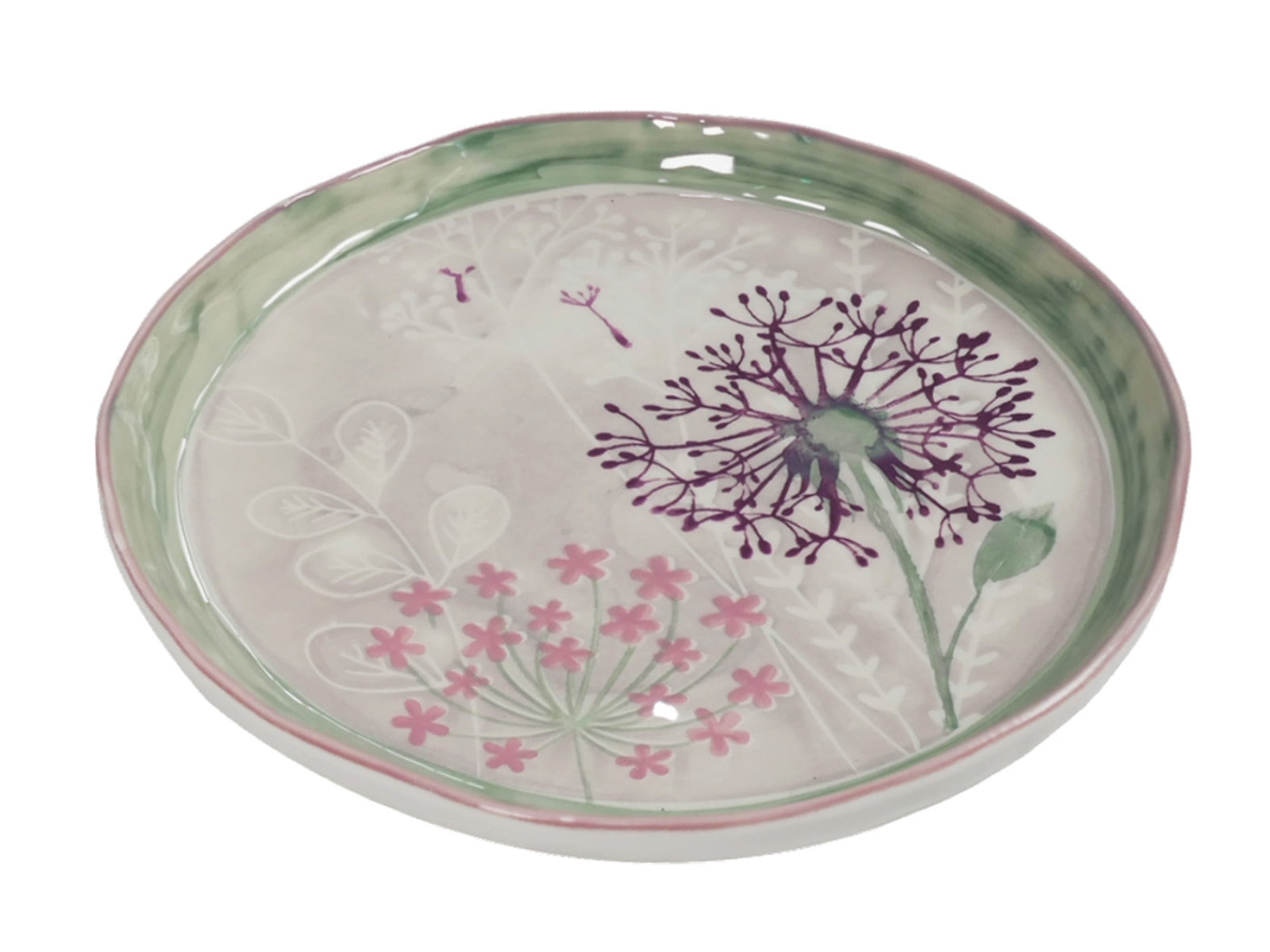 Vista Portuguese Bloom Dessertteller grey 24cm - Produktbild 1