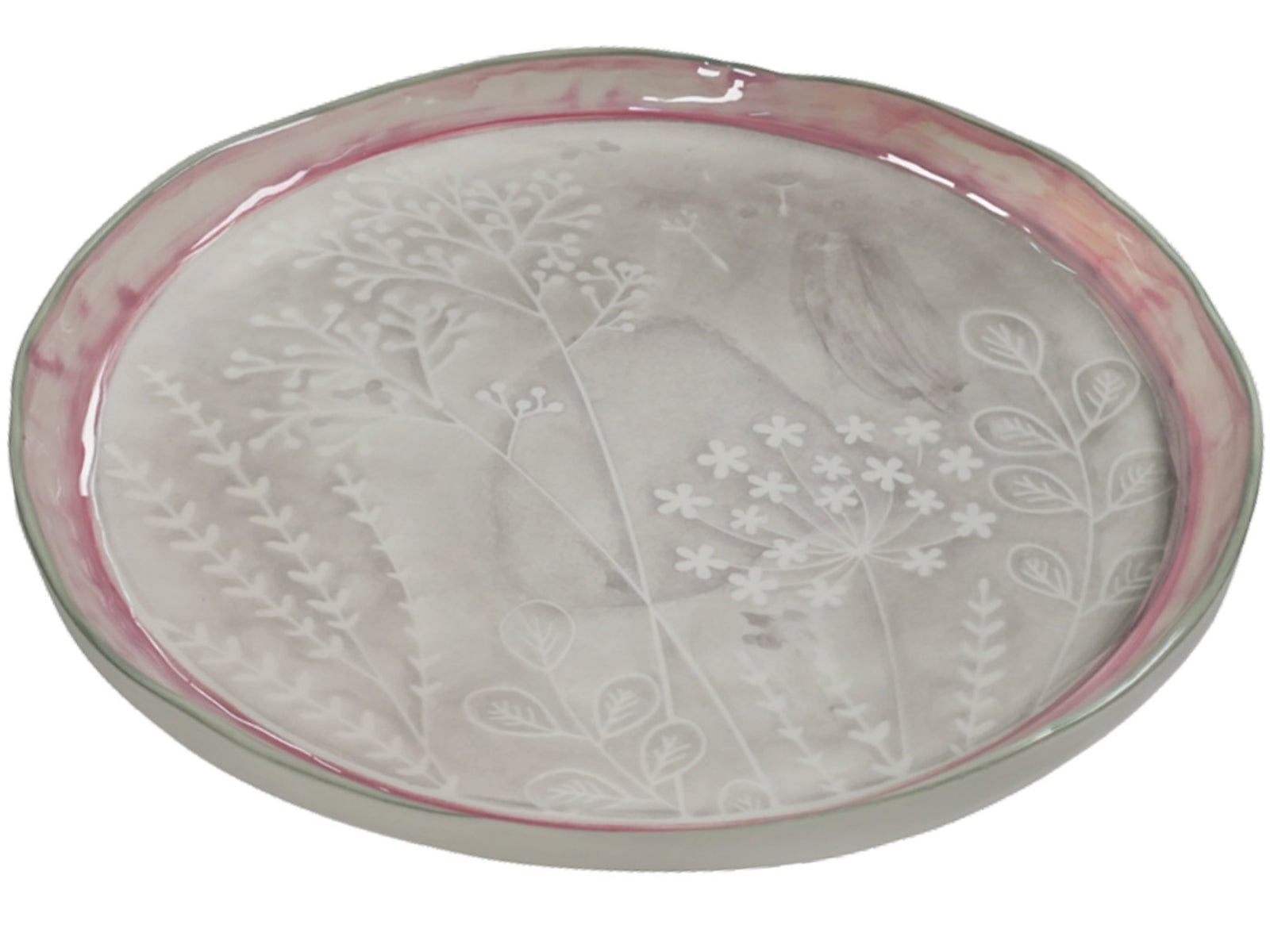 Vista Portuguese Bloom Teller grey 30cm - Produktbild 1