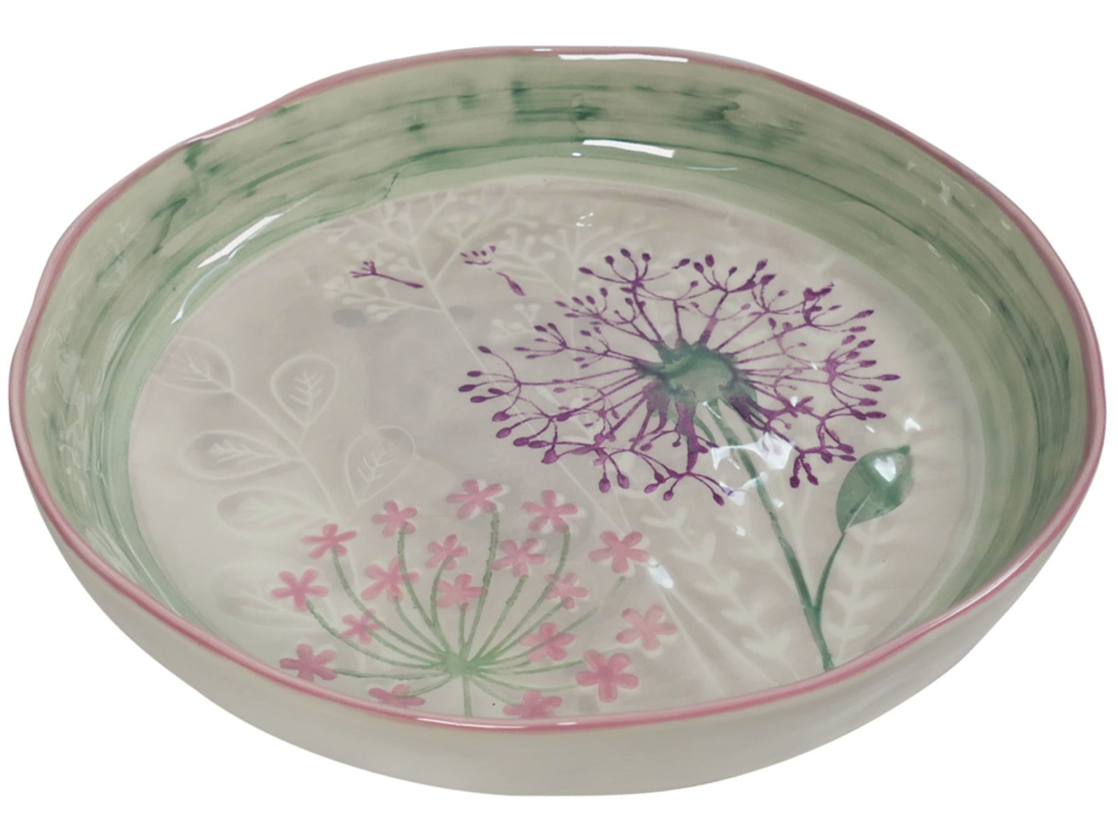 Vista Portuguese Bloom Servierplatte grey 30cm - Produktbild 1