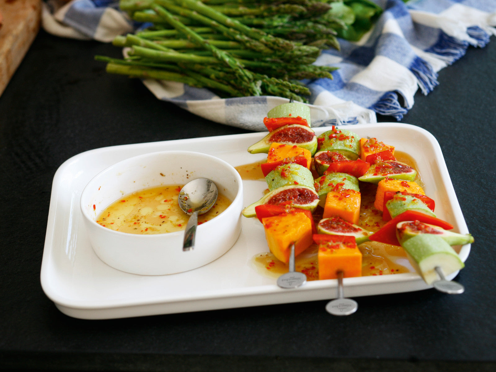 Villeroy & Boch Clever Cooking Servierplatte / Top Rechteckig 36x26cm Lifestyle 1