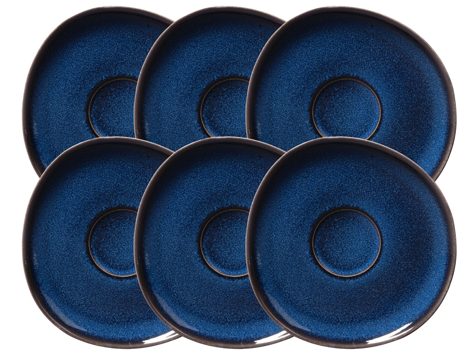 like Villeroy & Boch Lave bleu Kaffeeuntertasse 15cm Set6 Freisteller