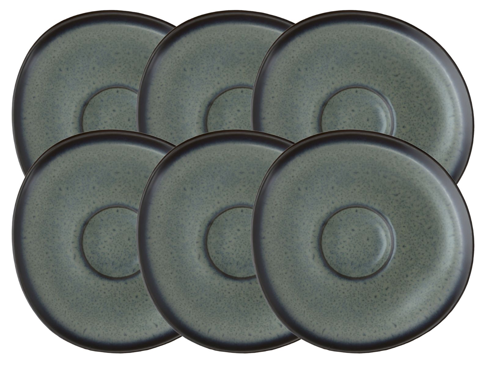 like Villeroy & Boch Lave gris Kaffeeuntertasse 15cm Set6 Freisteller