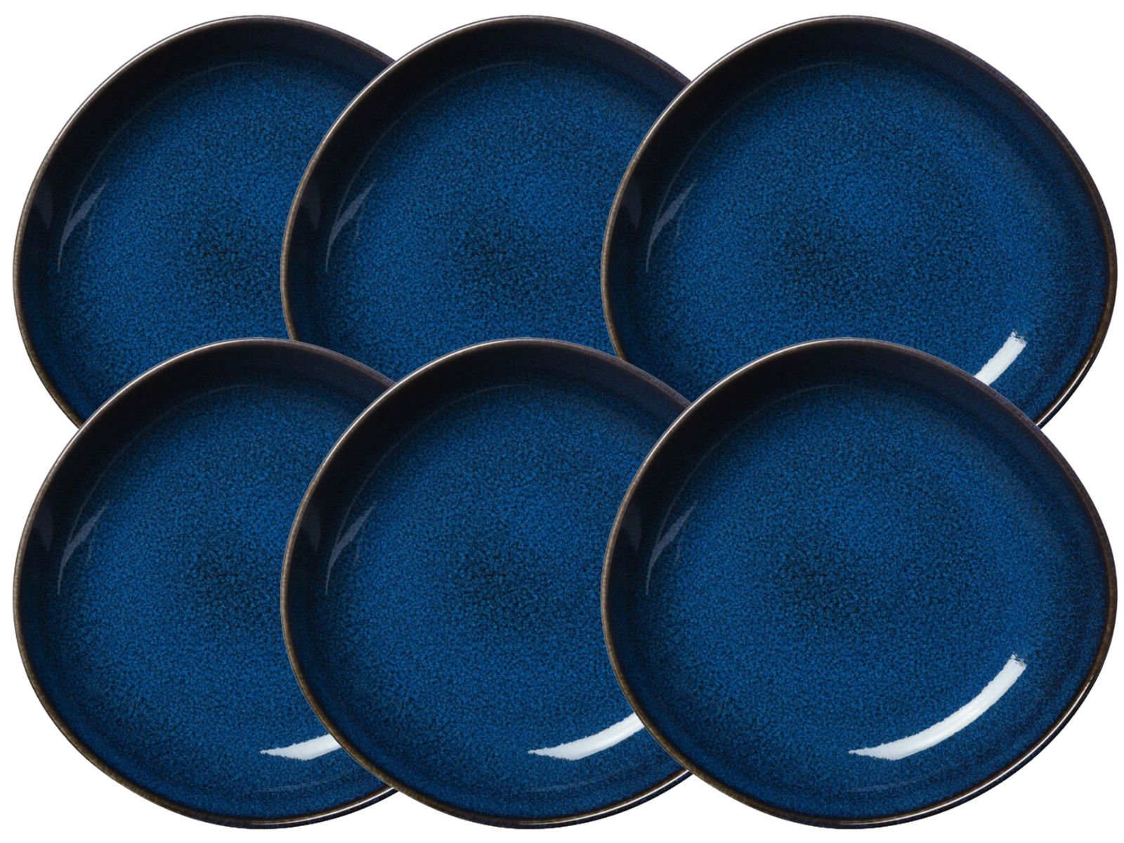 like Villeroy & Boch Lave bleu Schale flach klein 22 cm Set6 Freisteller