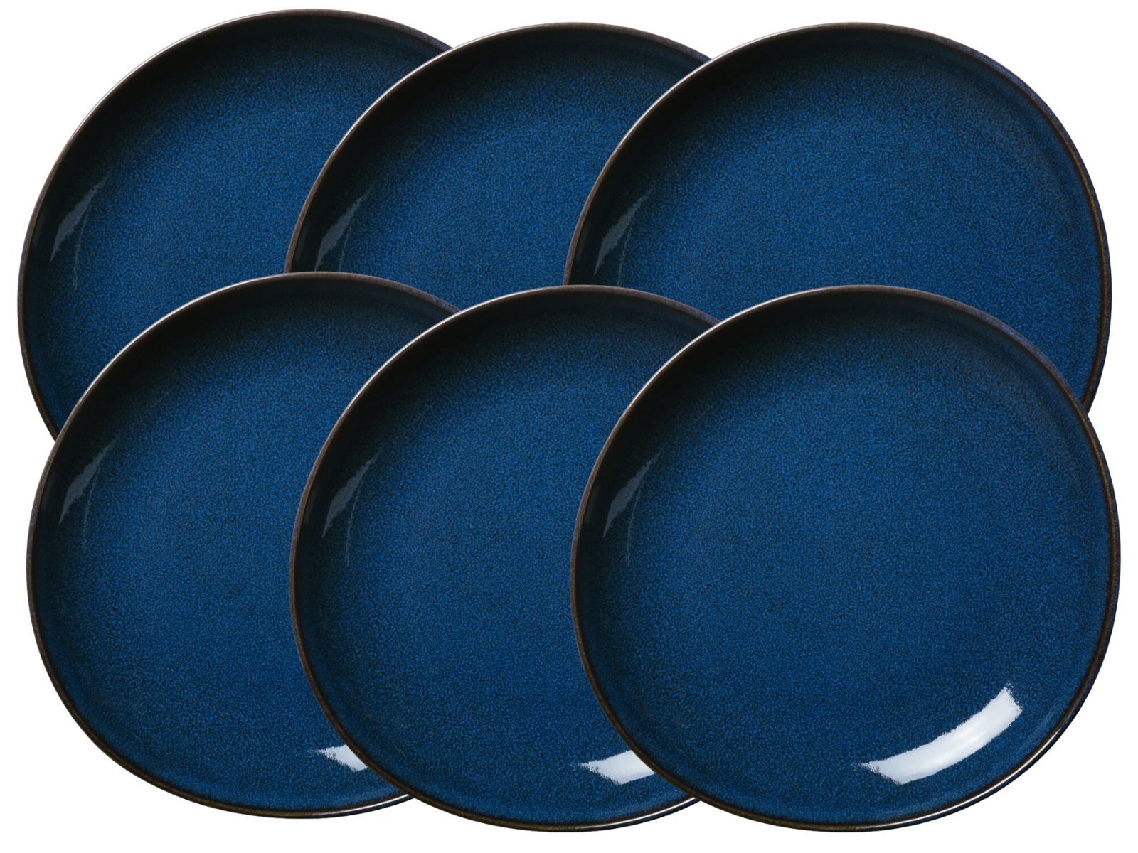 like Villeroy & Boch Lave bleu Schale flach 28 cm Set6 Freisteller