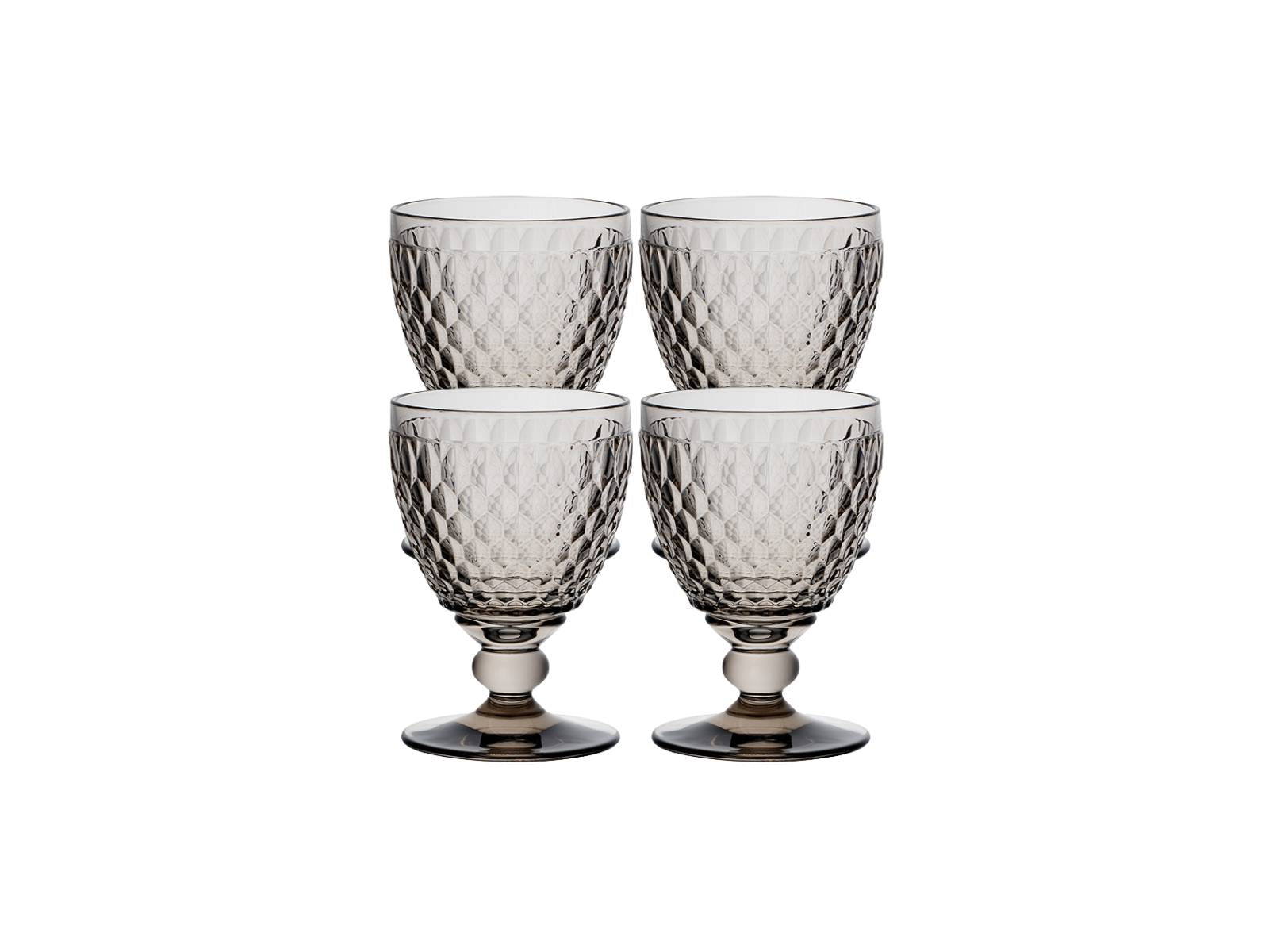 Villeroy & Boch Boston coloured Rotweinglas smoke 0,3 l Set4