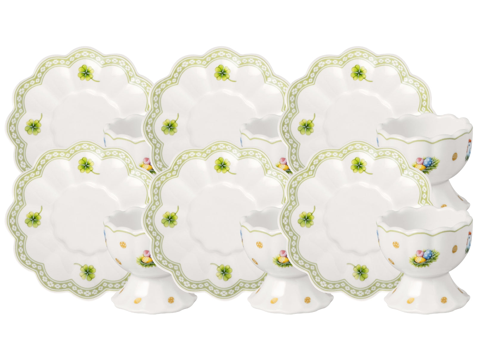 Villeroy & Boch Easter Delight Eierbecher mit Unterteller 2tlg Set6 Freisteller 1