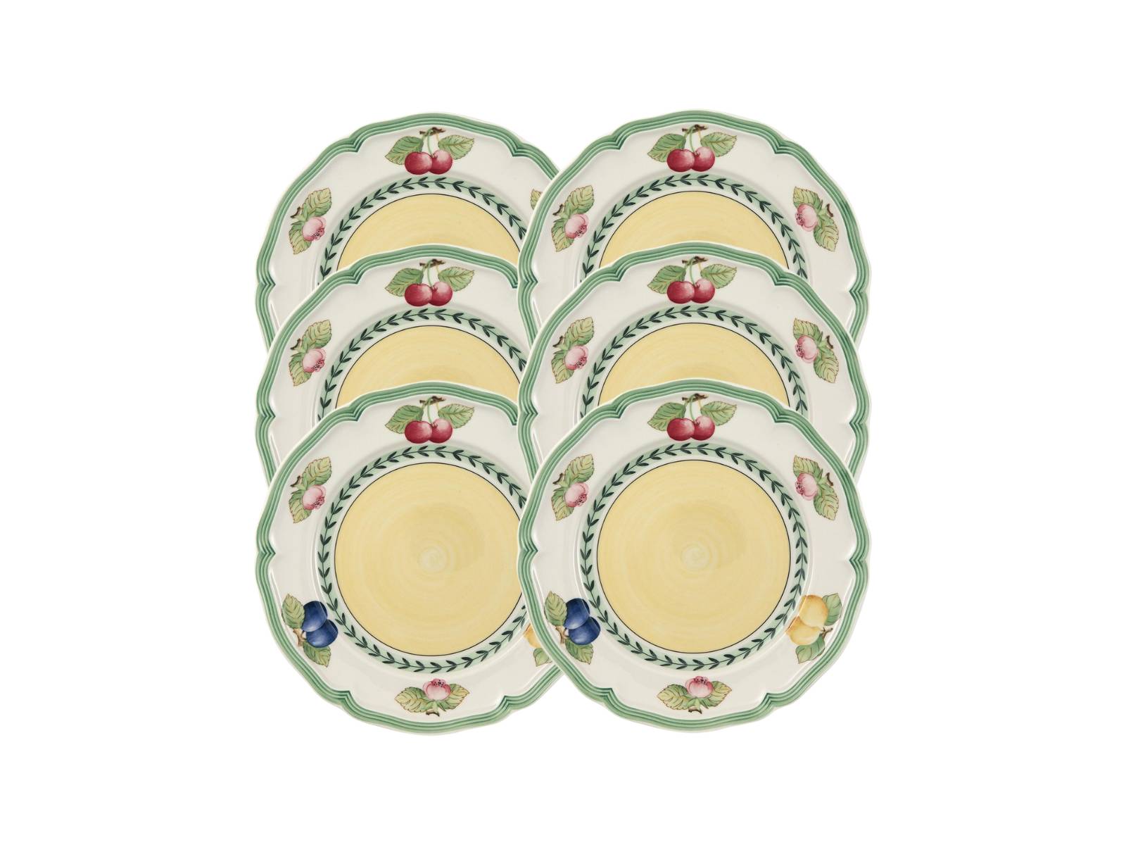 Villeroy & Boch French Garden Fleurence Frühstücksteller 21cm Set6