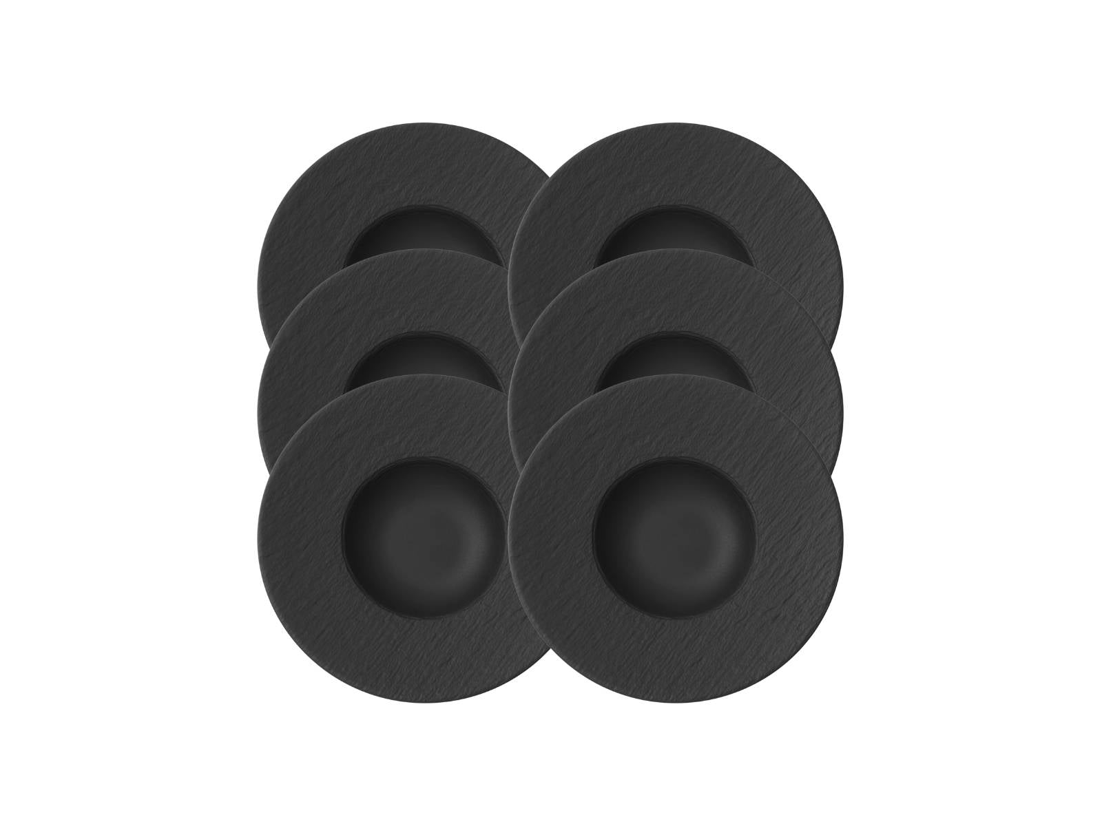 Villeroy & Boch Manufacture Rock Pastateller 29 cm 6tlg