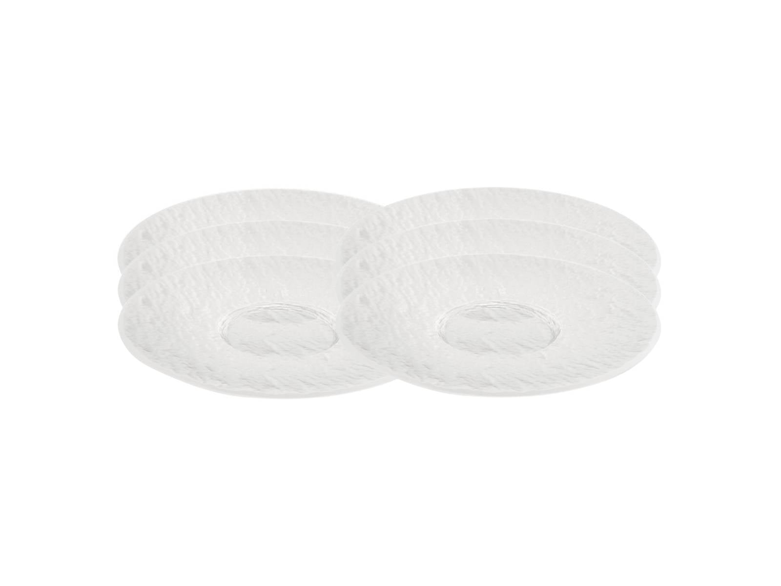 Villeroy & Boch Manufacture Rock blanc Kaffeeuntere 15,5 cm Set6