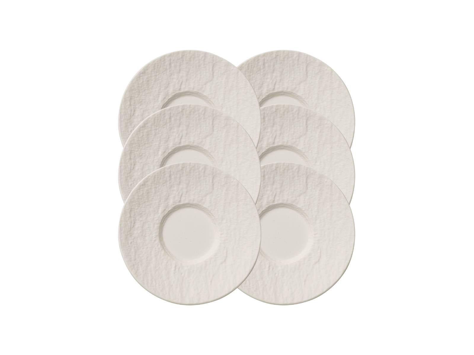 Villeroy & Boch Manufacture Rock blanc Mokka-/Espressountere Set6