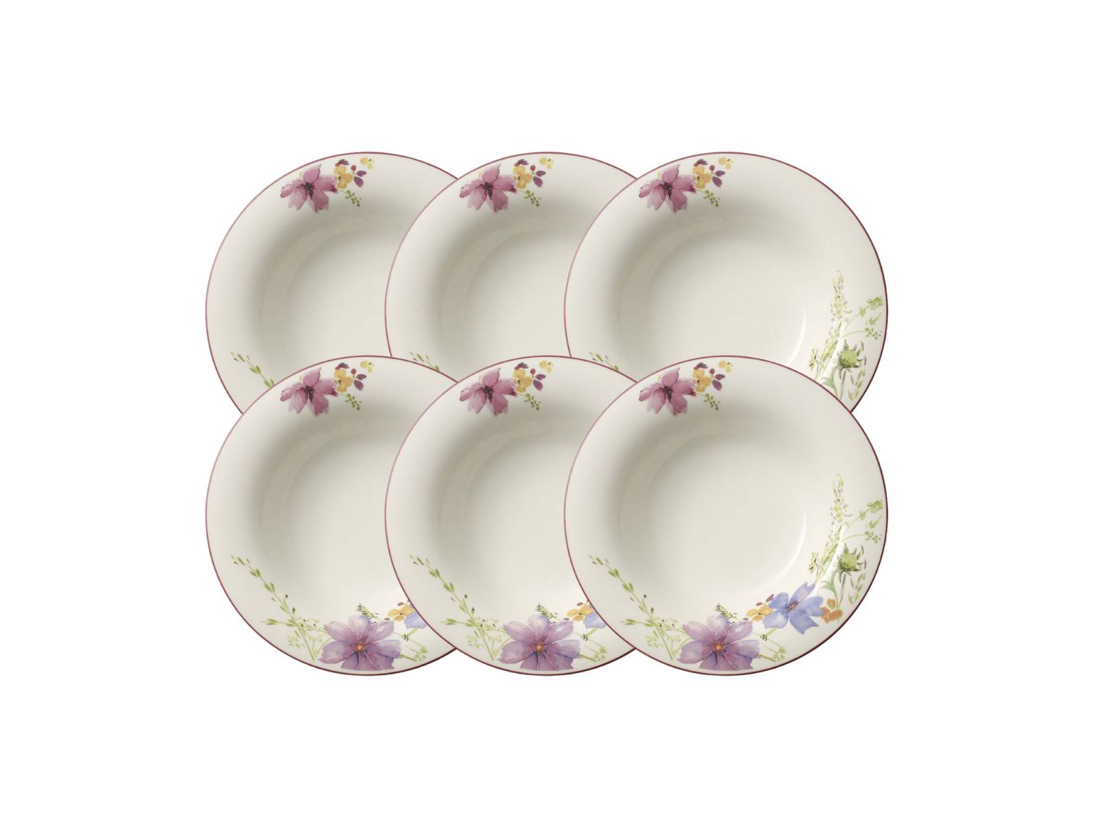 Villeroy & Boch Mariefleur Basic Suppenteller 23 cm Set6