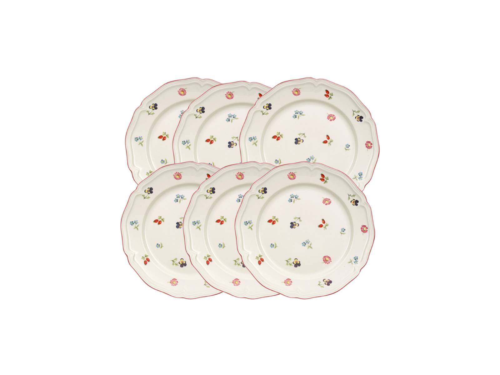 Villeroy & Boch Petite Fleur Frühstücksteller 21 cm Set6