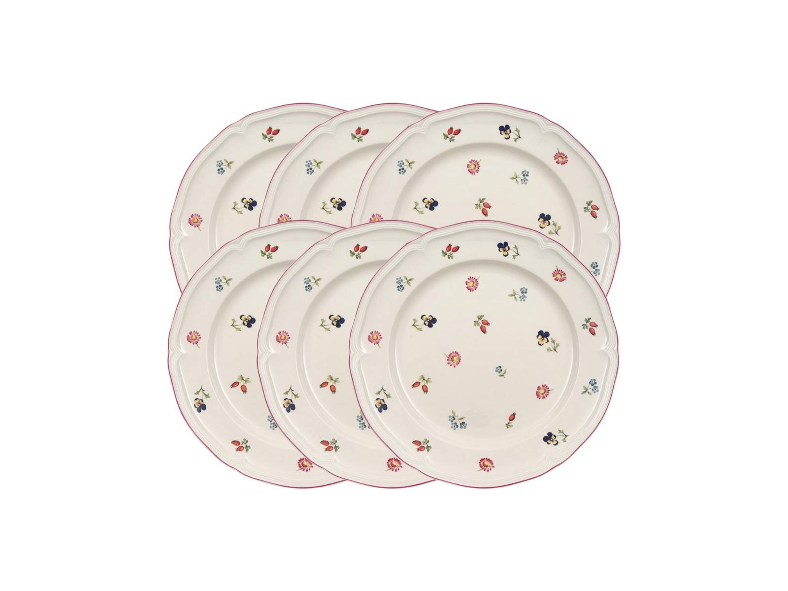 Villeroy & Boch Petite Fleur Speiseteller 26 cm Set6