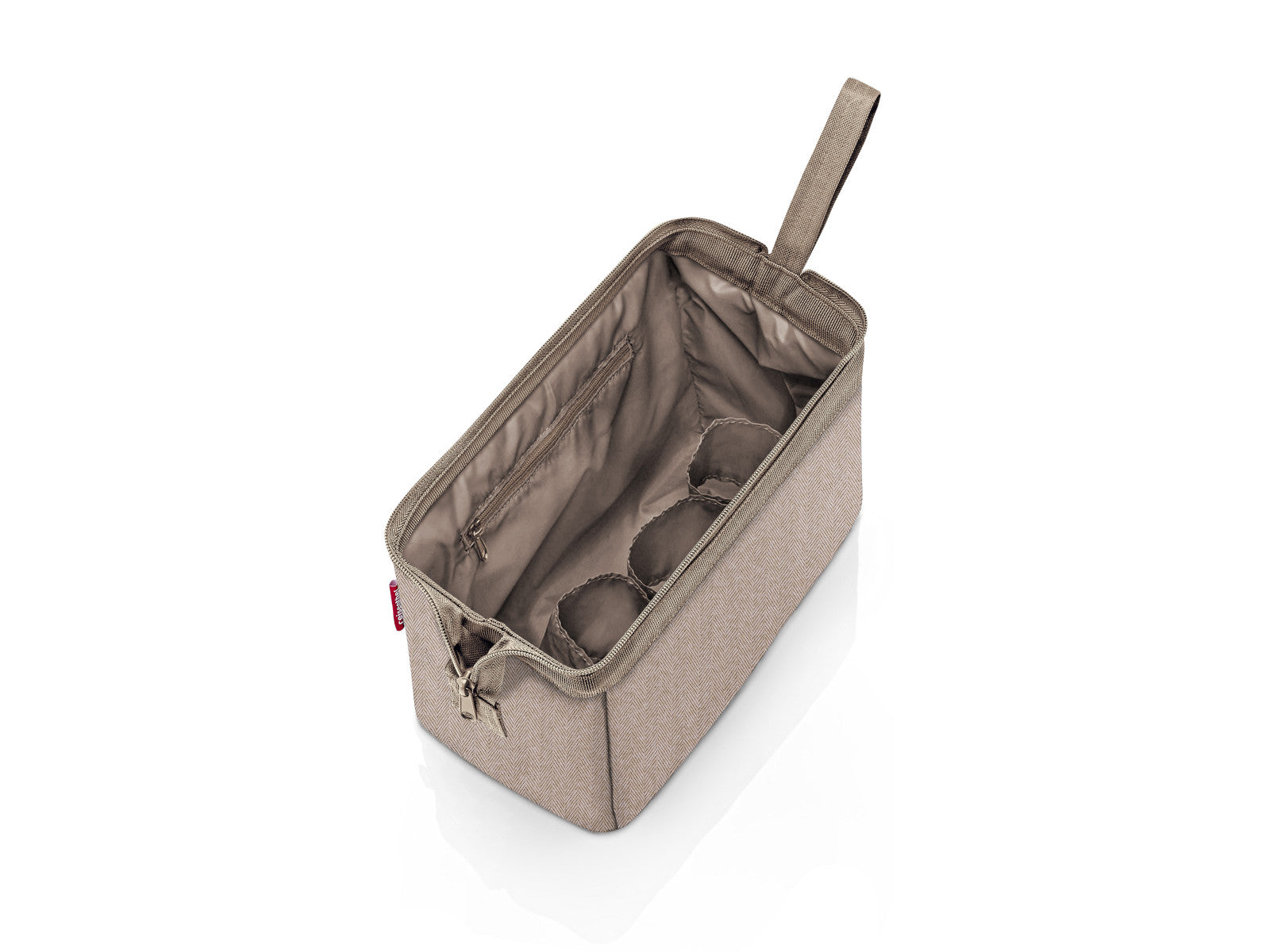 reisenthel travelcosmetic herringbone mokka Freisteller 3