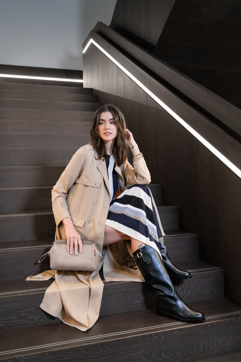 reisenthel travelcosmetic herringbone mokka Lifestyle 1