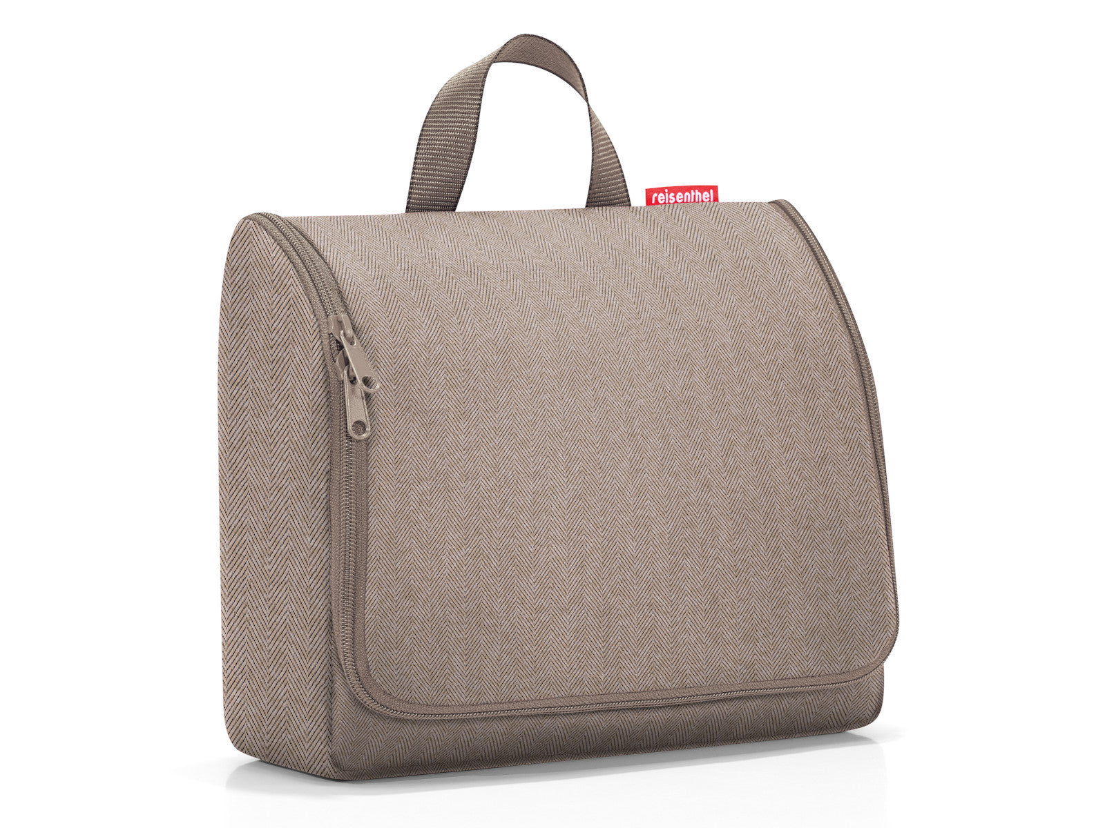 reisenthel toiletbag XL herringbone mokka Freisteller 2