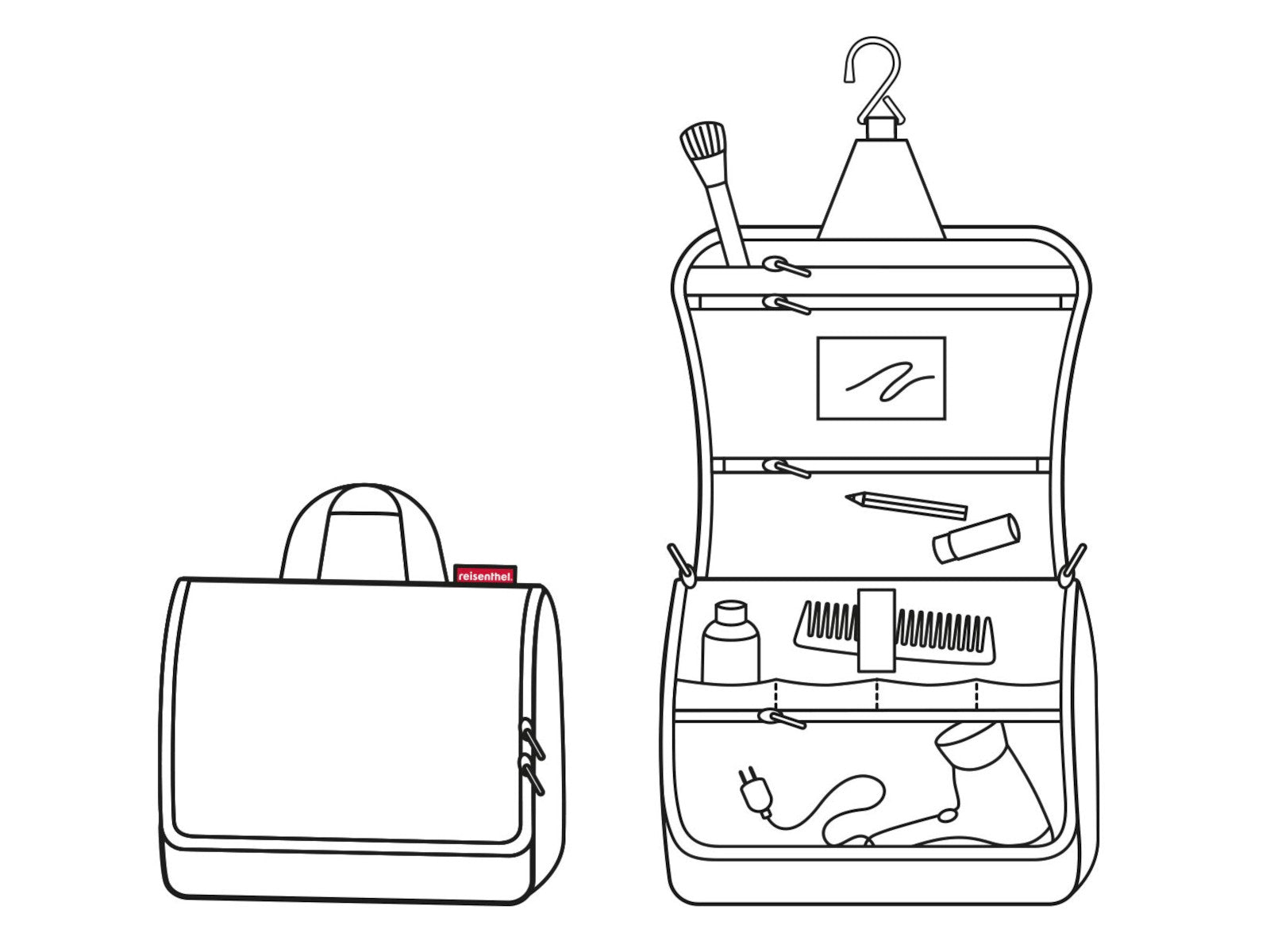 reisenthel toiletbag XL black Freisteller 5