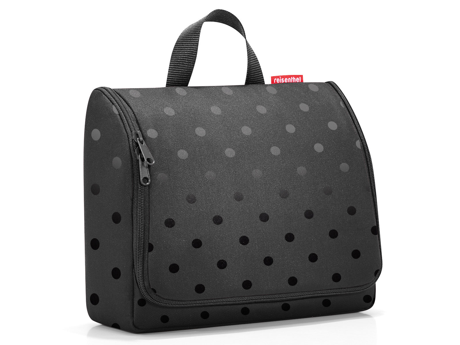 reisenthel toiletbag XL glossy dots black Freisteller 2