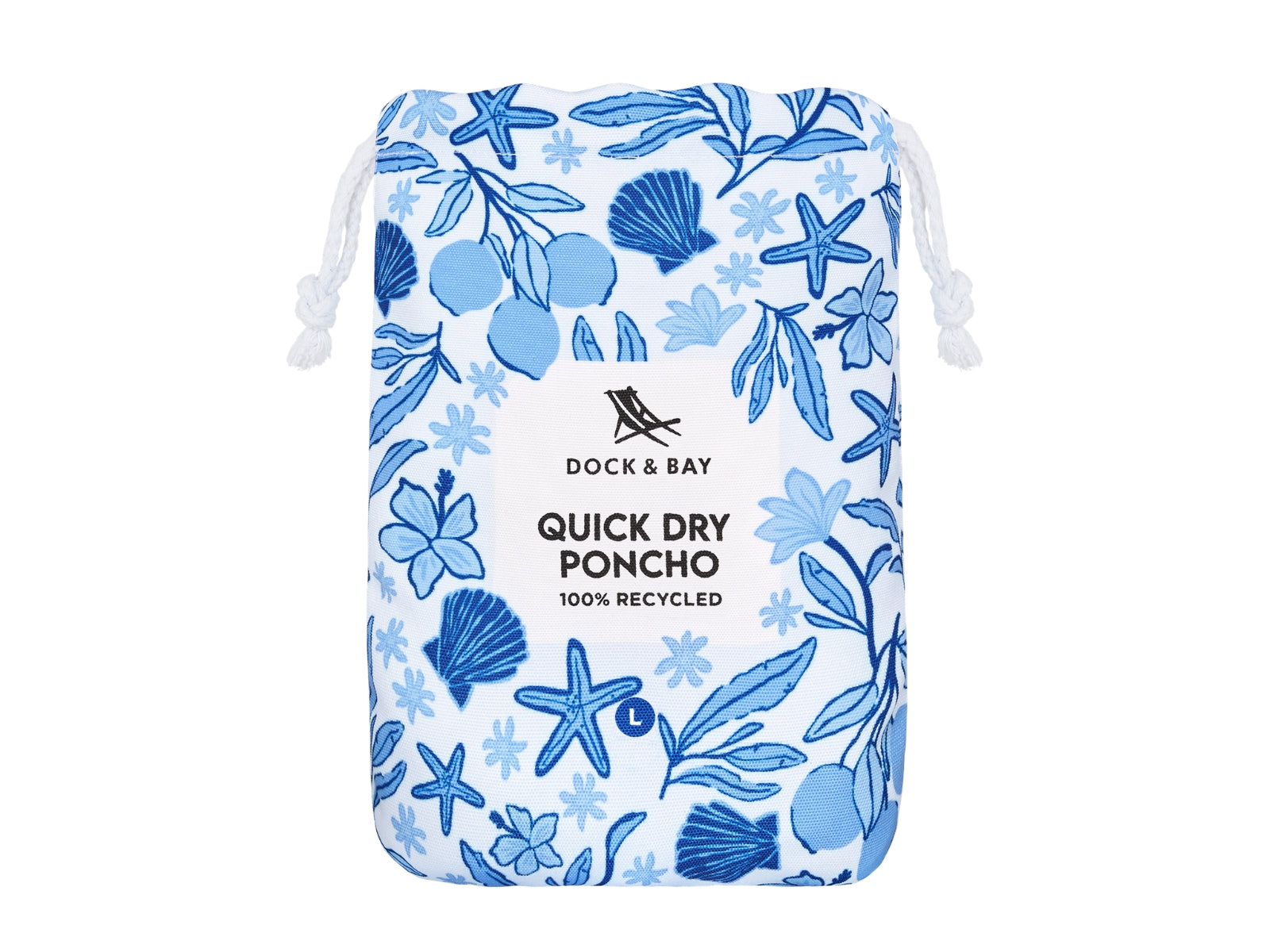 Dock & Bay Erwachsenen-Badeponcho L Wavy Baby 105x85cm - Produktbild 2