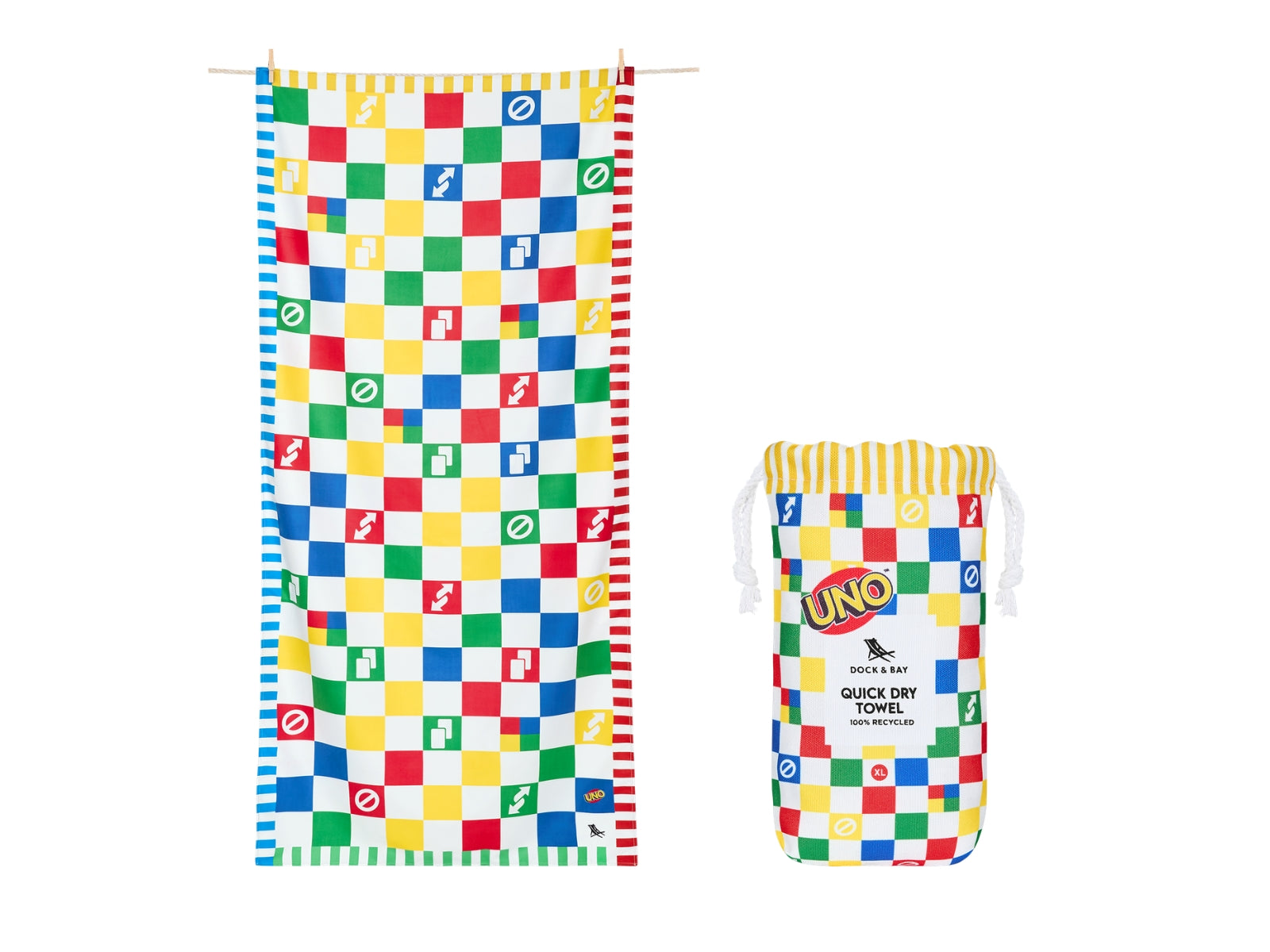 Dock & Bay Beach Towel XL Wild Card 200x90cm - Produktbild 1