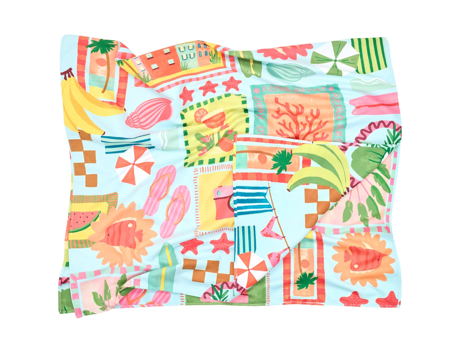 Dock & Bay Beach Towel L Wish You Were Here 160x90cm - Produktbild 4