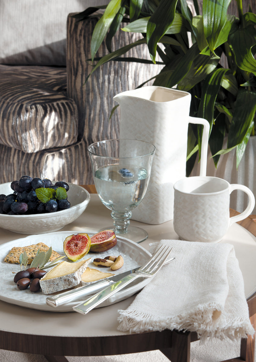 Greengate Woven Tasse off white 9cm Lifestyle