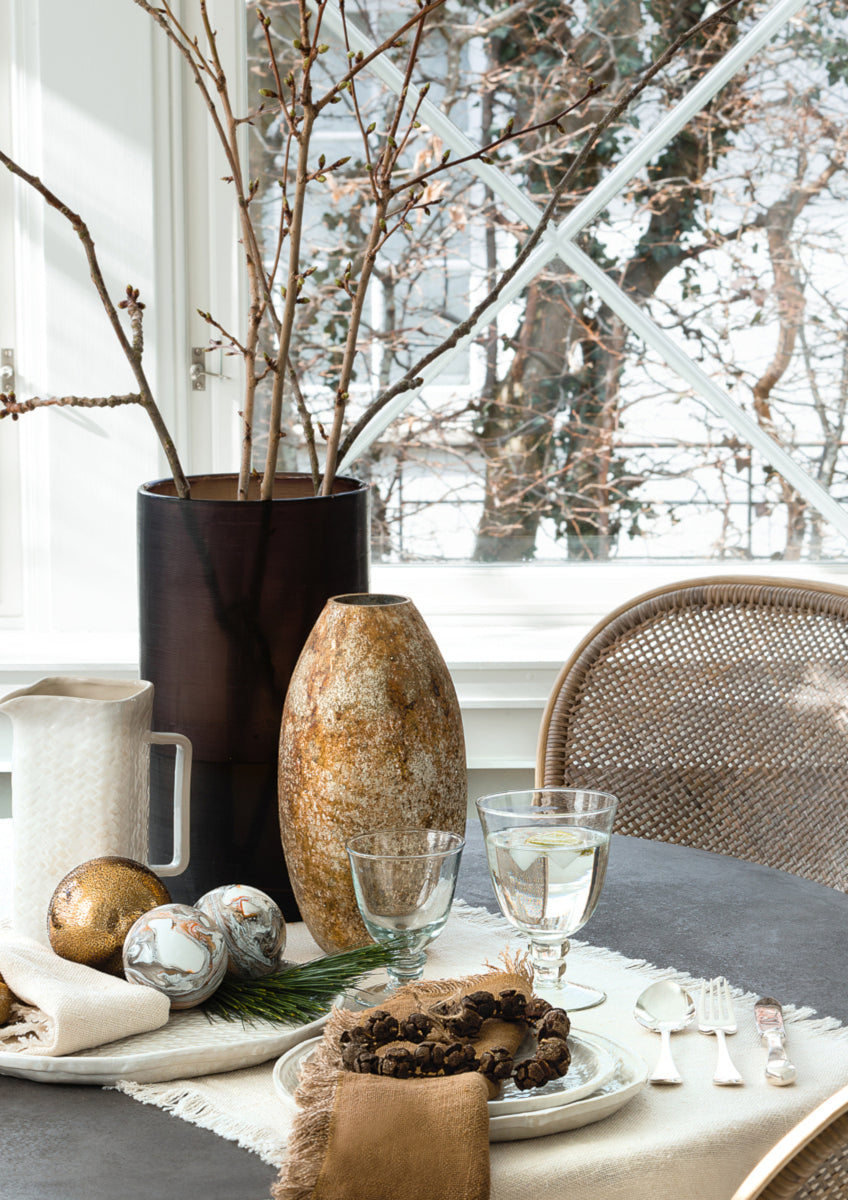 Greengate Woven Krug gewebt off white 1,2l Lifestyle