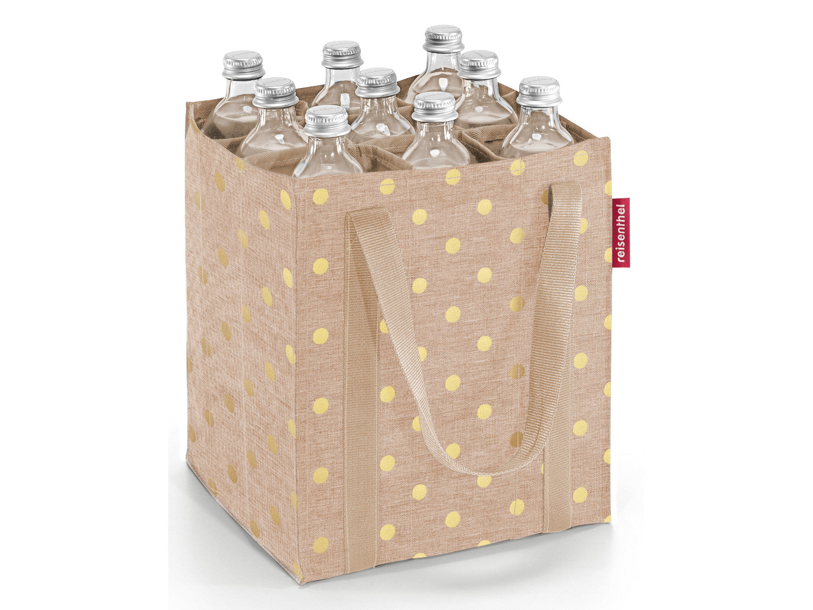 reisenthel bottlebag metallic dots coffee Freisteller 2