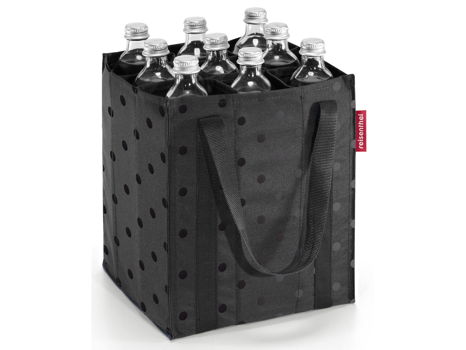 reisenthel bottlebag glossy dots black Freisteller 2