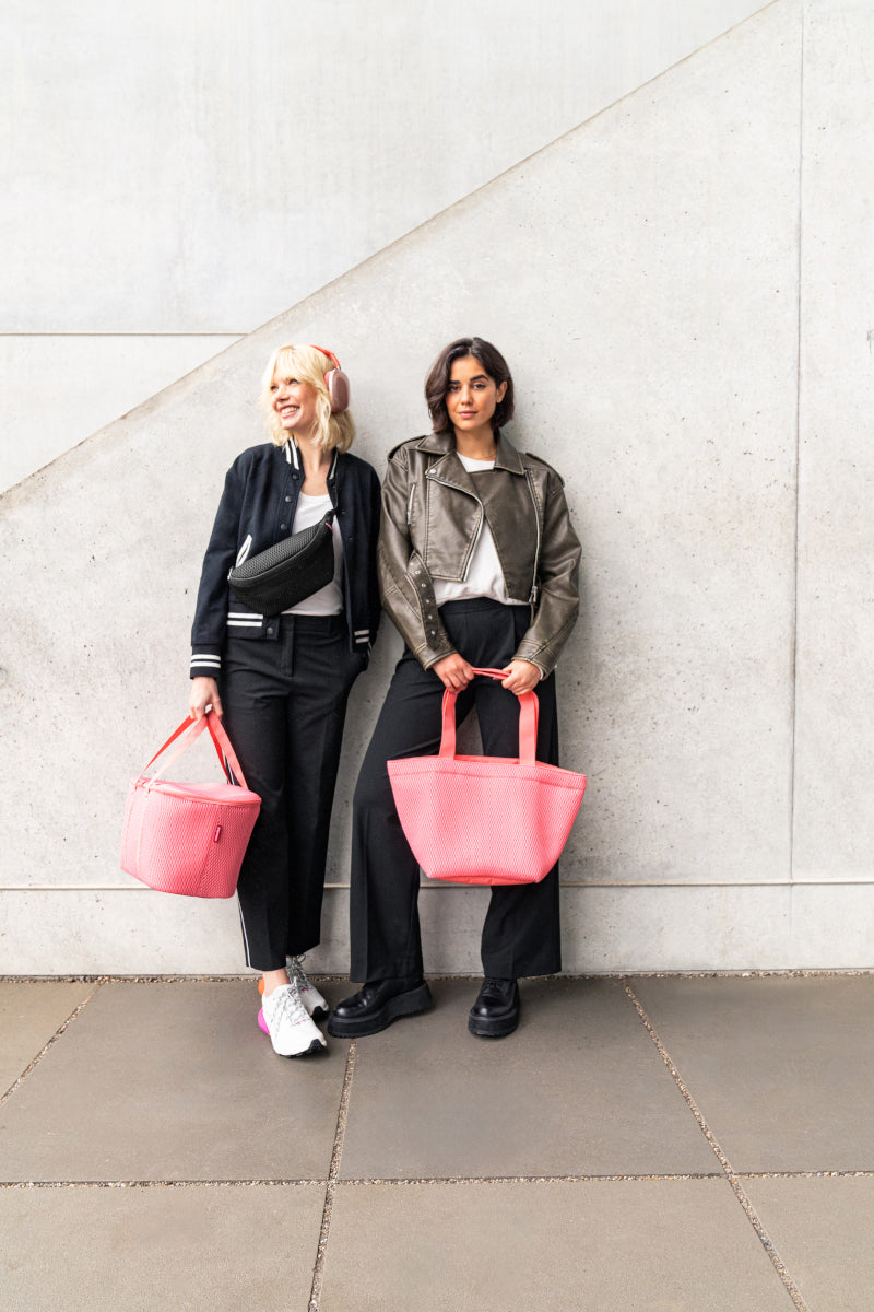 reisenthel shopper M mesh coral Lifestyle 3
