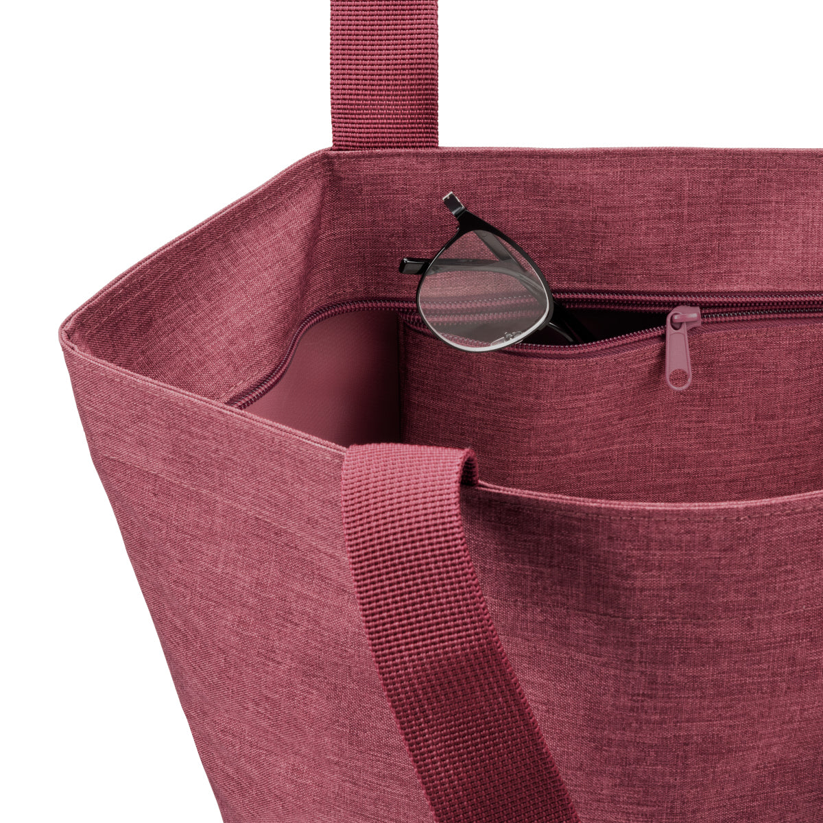 reisenthel shopper M twist maroon Freisteller 4