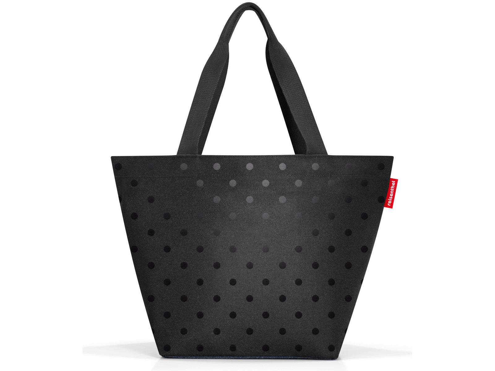 reisenthel shopper M glossy dots black Freisteller 1