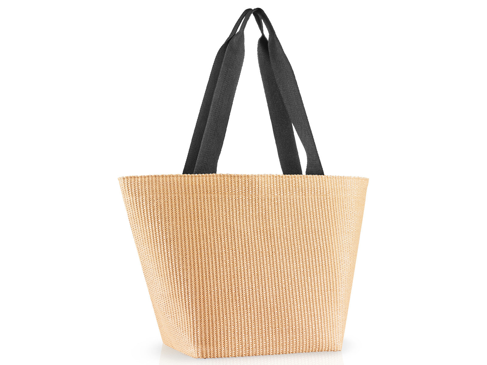 reisenthel shopper M raffia black Freisteller 2