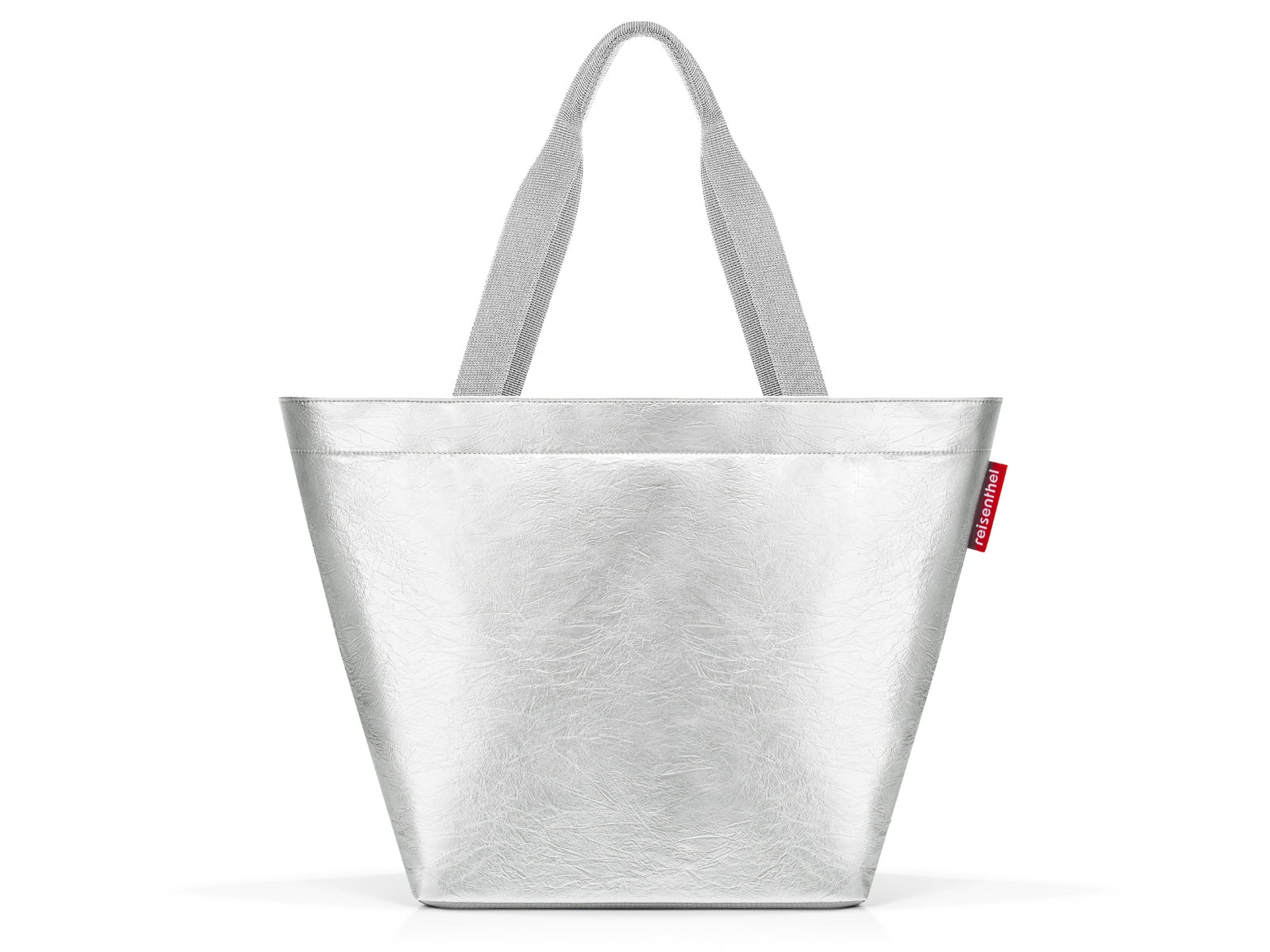 reisenthel shopper M silver crackle Freisteller 1