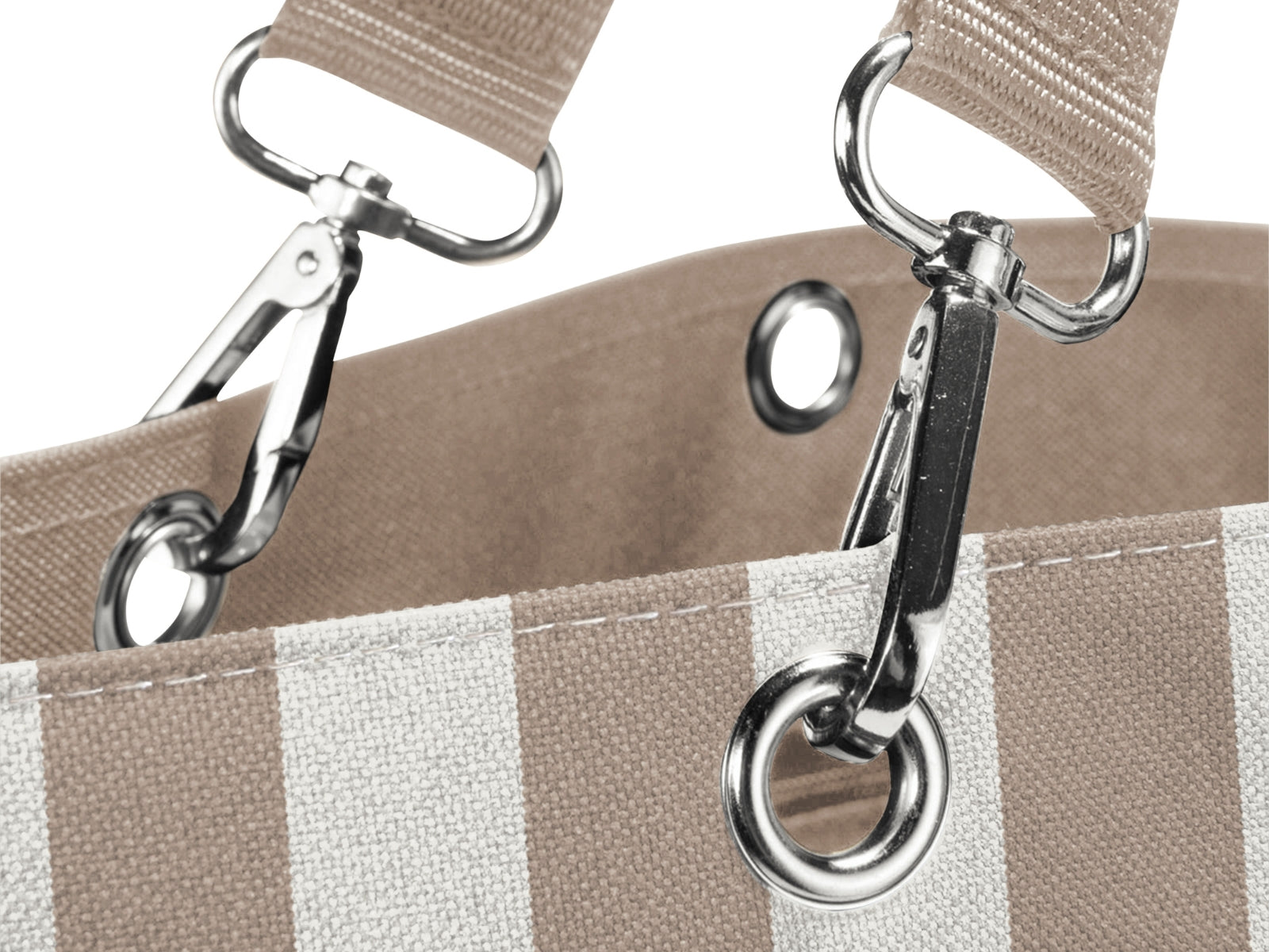 reisenthel shopper XL summerstripes coffee Freisteller 3