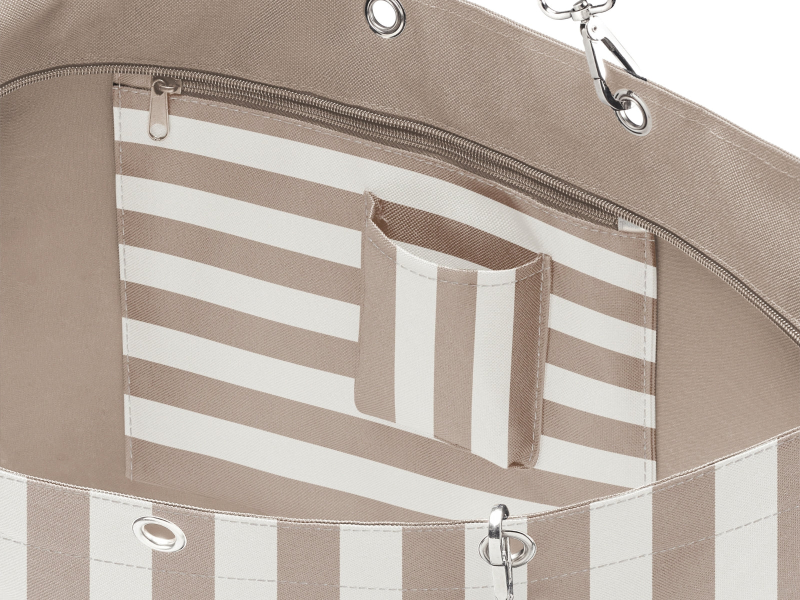 reisenthel shopper XL summerstripes coffee Freisteller 4