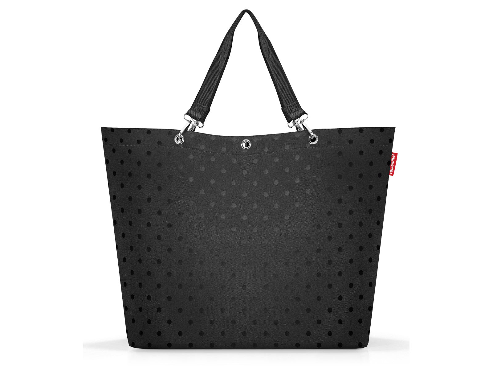reisenthel shopper XL glossy dots black Freisteller 1