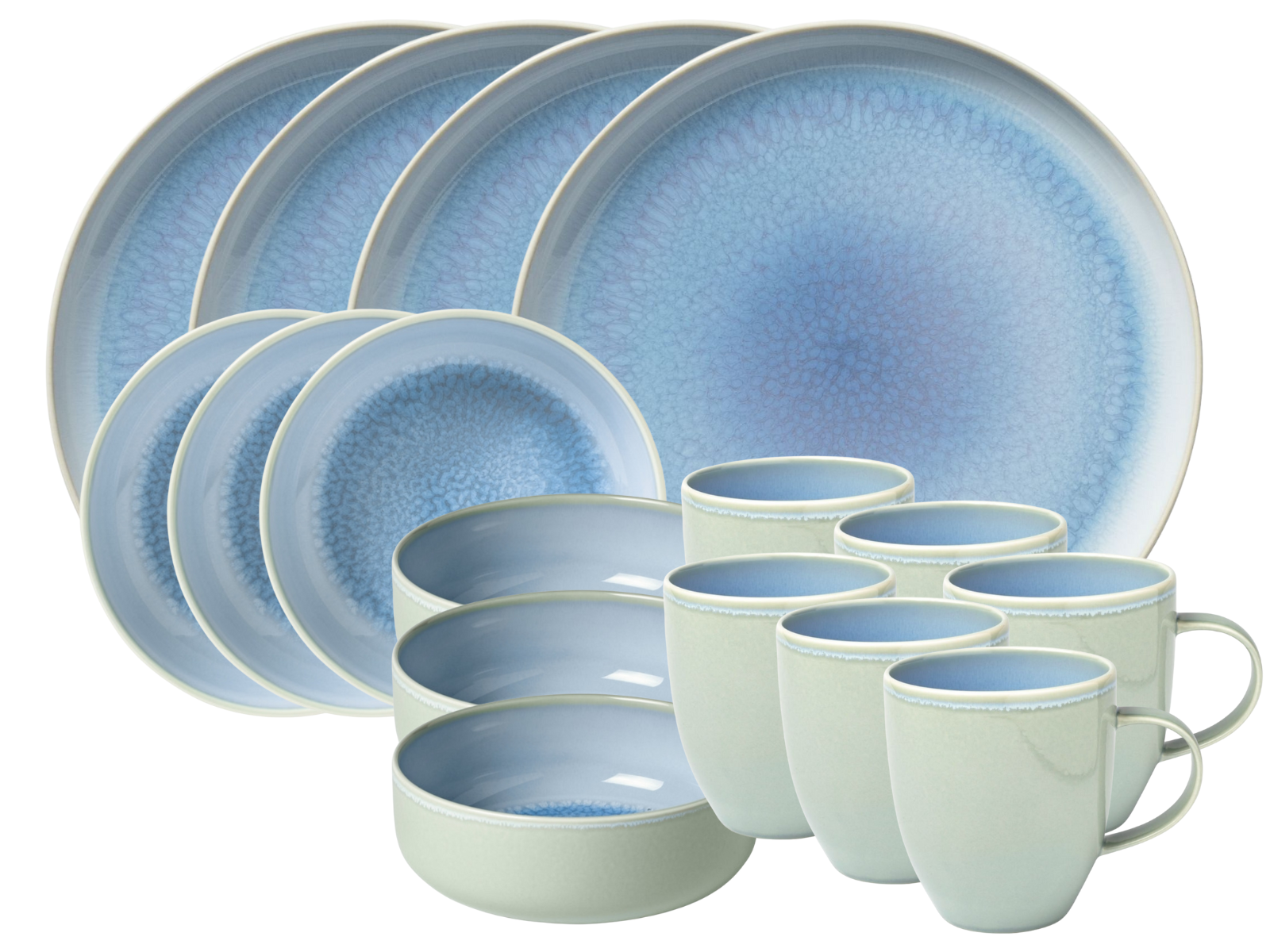 like. by Villeroy & Boch Crafted Blueberry Frühstücksset 18tlg Freisteller