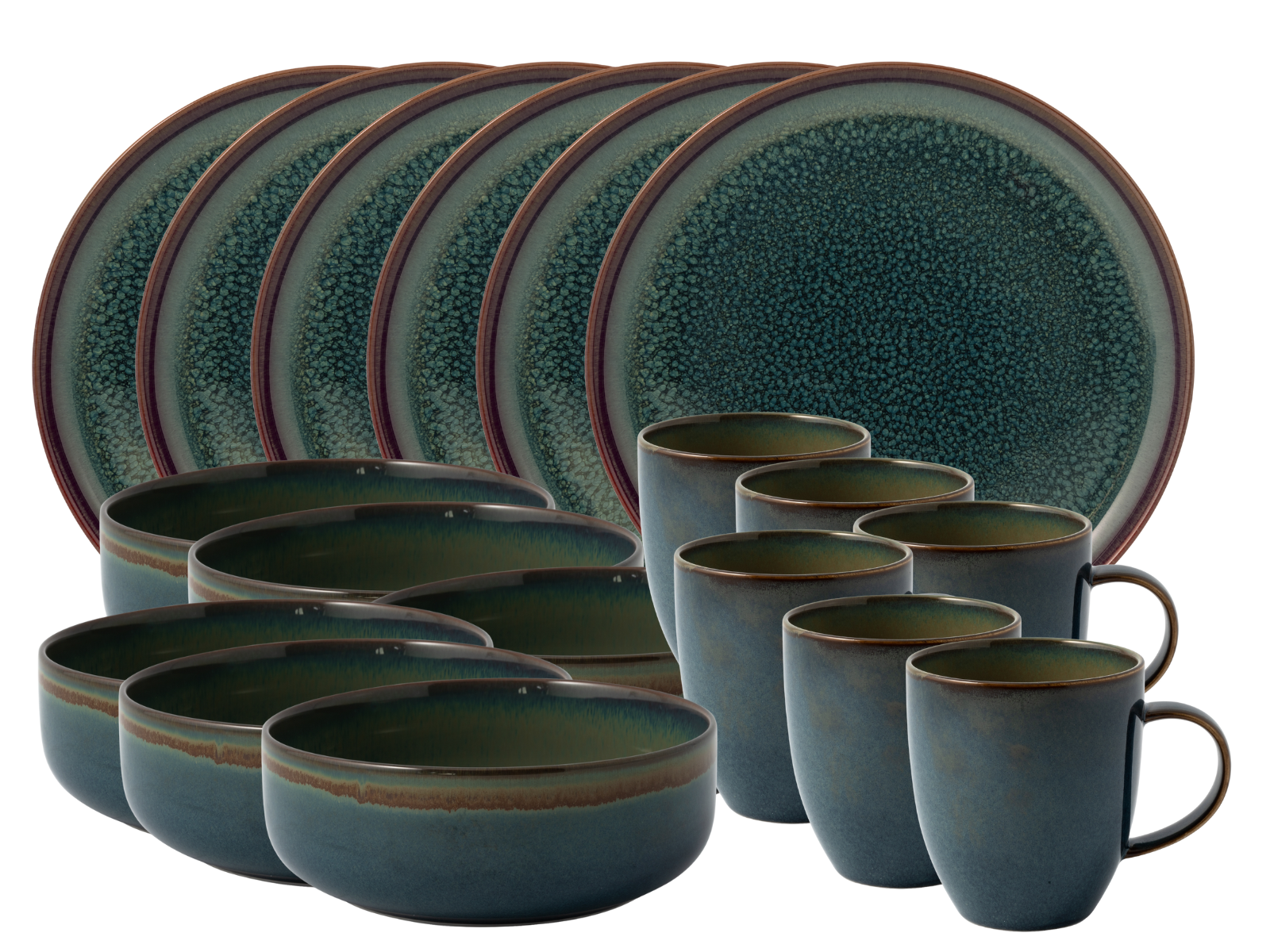 like. by Villeroy & Boch Crafted Breeze Frühstücksset 18tlg Freisteller