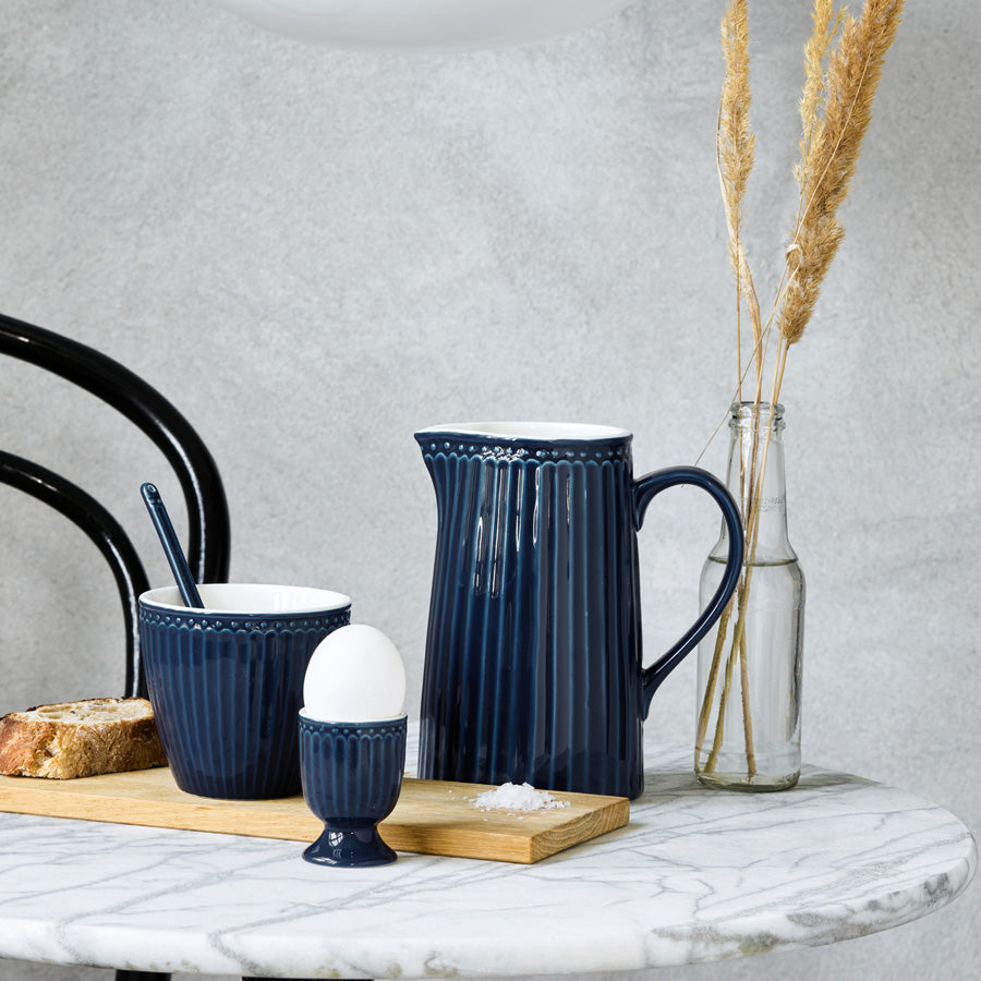 Greengate Alice Eierbecher dark blue 6,5 cm Set6 Lifestyle