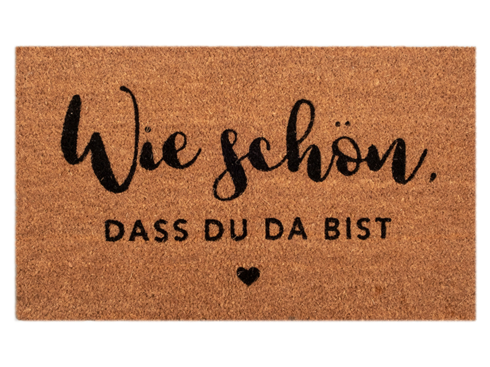 Eulenschnitt Kokos Fußmatte Wie schön 75cm Freisteller 1