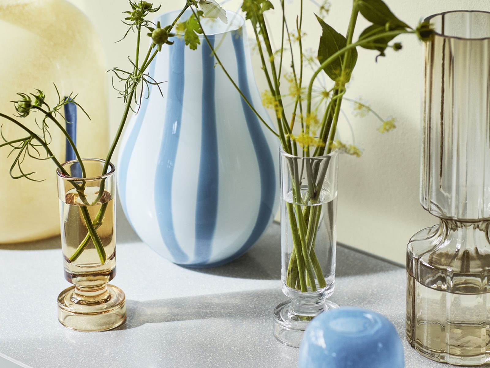 Broste Copenhagen Petra Vase Glas Indian Tan 10 cm - Produktbild 2