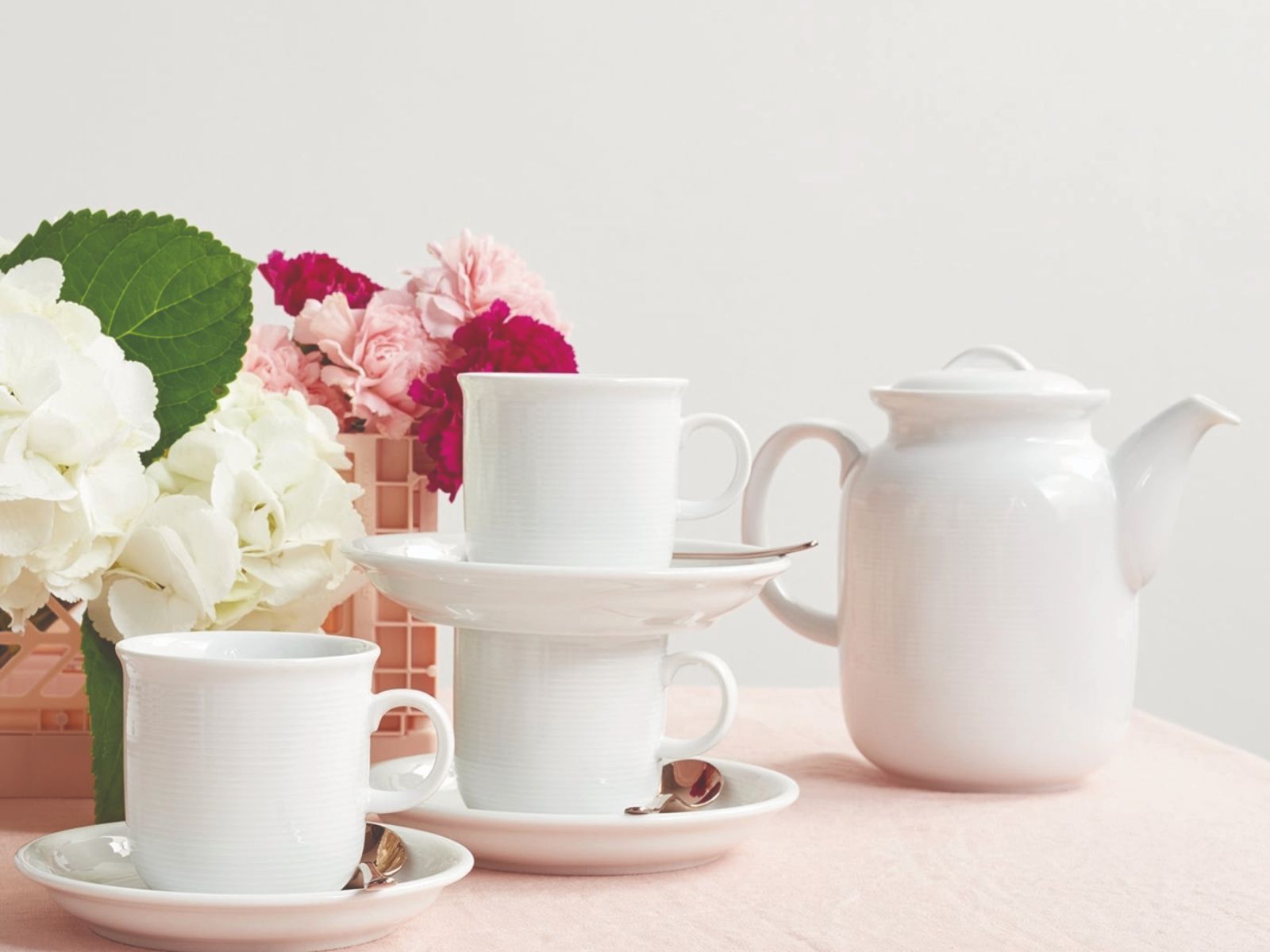 Thomas Trend weiss Becher mit Henkel groß 0,36 l