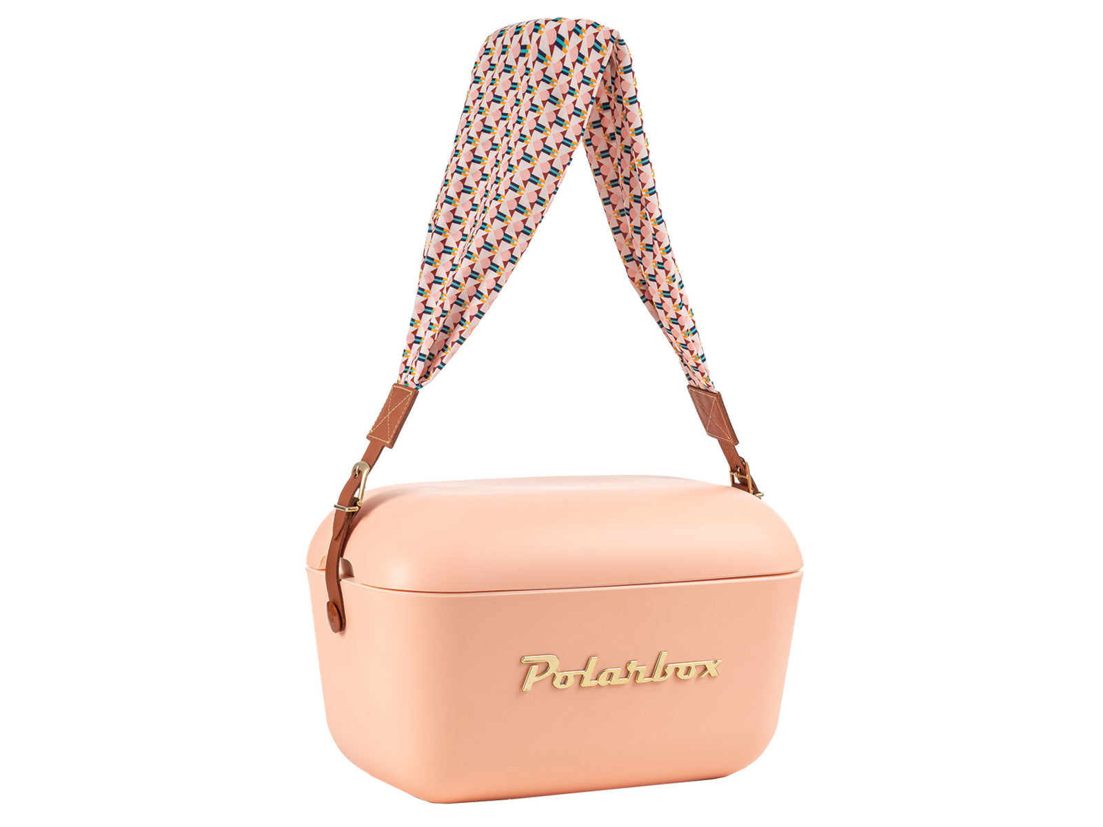 Polarbox Prinkstyle Strap Geometric Brown 91cm Freisteller 2