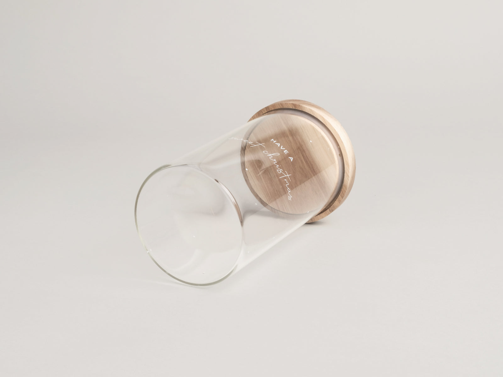 Eulenschnitt Vorratsglas Sweet Christmas klar 19cm Lifestyle 2