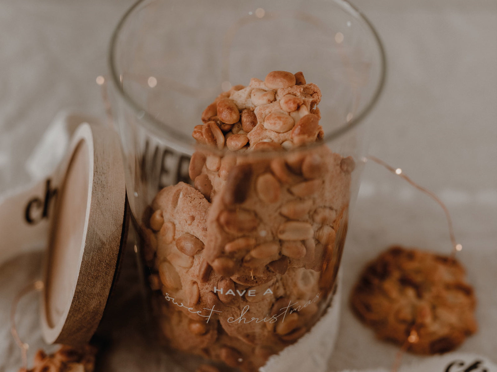 Eulenschnitt Vorratsglas Sweet Christmas klar 19cm Lifestyle 5